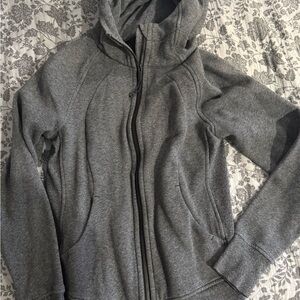Lululemon Gray Zip-Up Hoodie